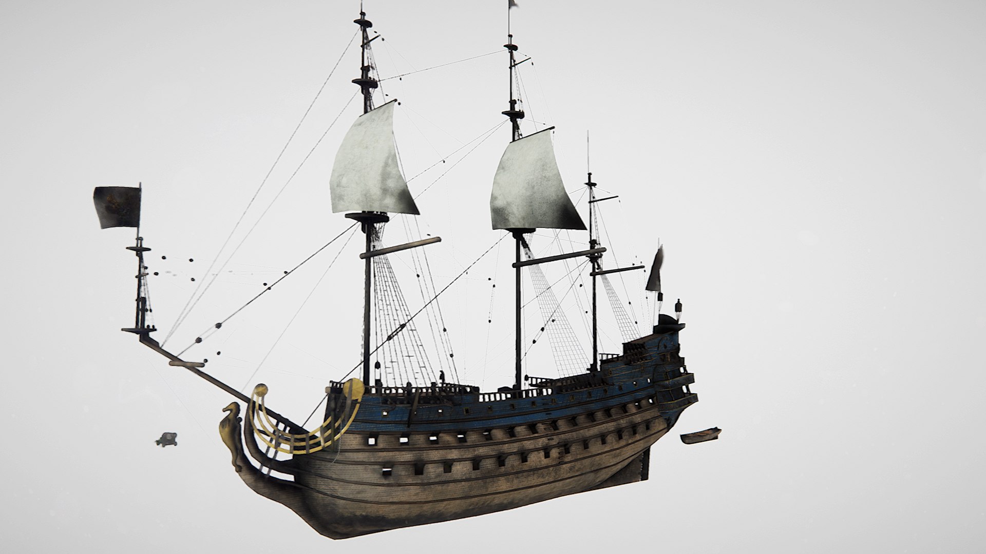 Sail Boat 3d Model