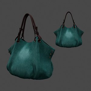 3D model bag green