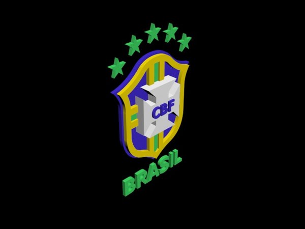 national football logo 3D model
