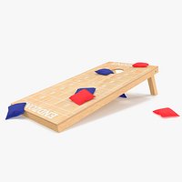 Wooden Cornhole Bean Bag Toss Game