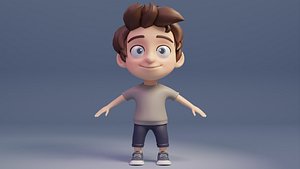 3D model Toon Character