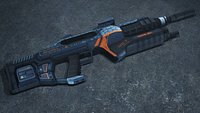 Feline 3D Model  Futuristic Assault Rifle  Sleek  Deadly