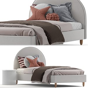 3D Imogen Single Bed model