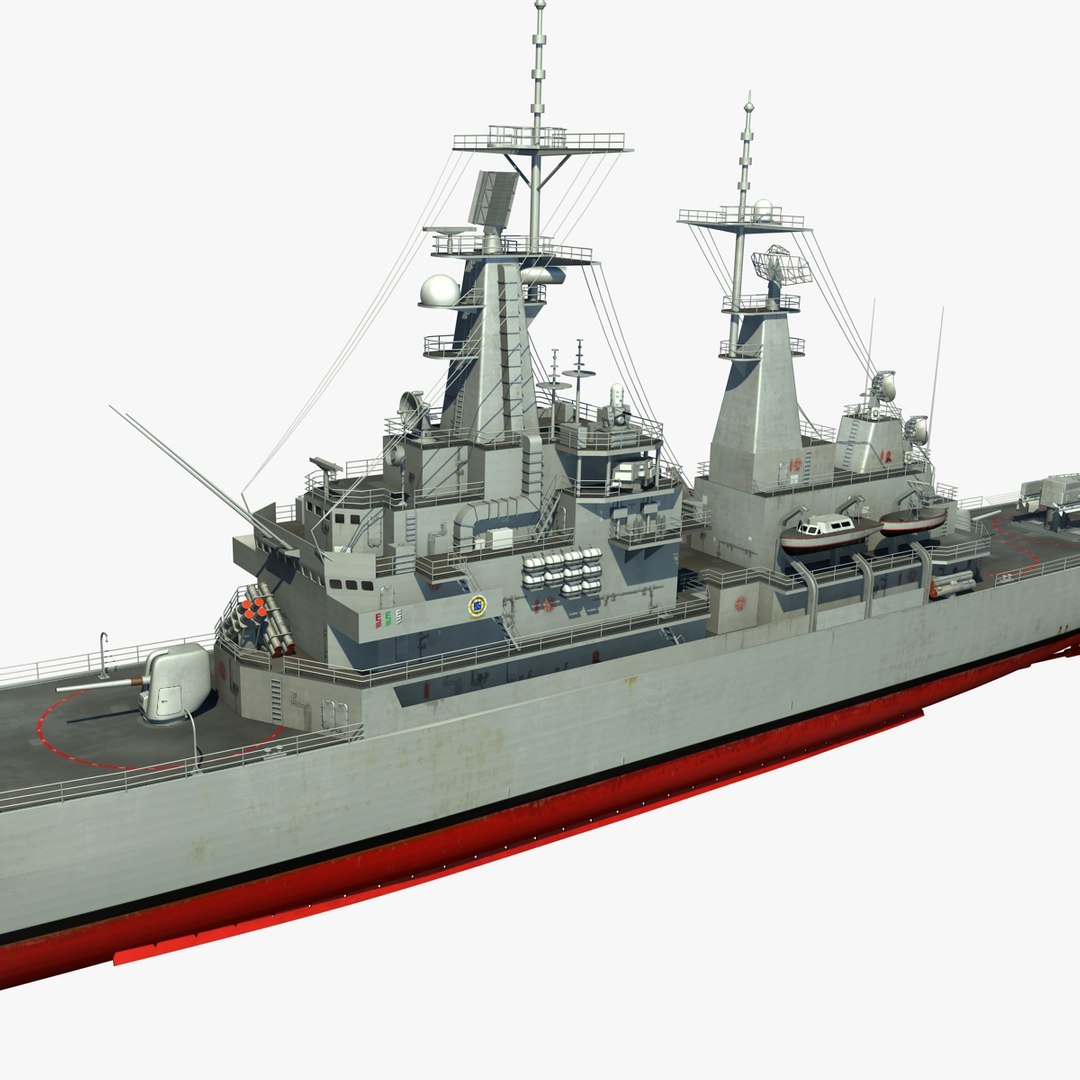 3d Uss Virginia Cgn-38 Model