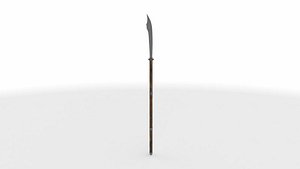 japanese samurai naginata yari 01 3D