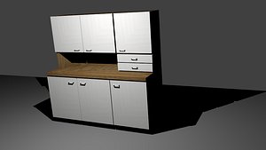 3D kitchen furniture model