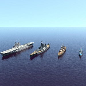 US Navy WW2 collection 3D