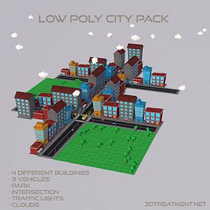 Low Poly City Pack