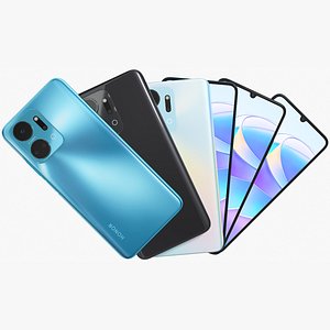 3D Honor X7a All Colors model