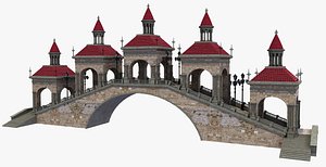 bridge fantasy 3D model