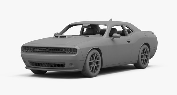 3d dodge challenger r t