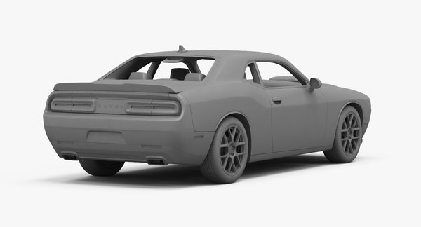 3d dodge challenger r t