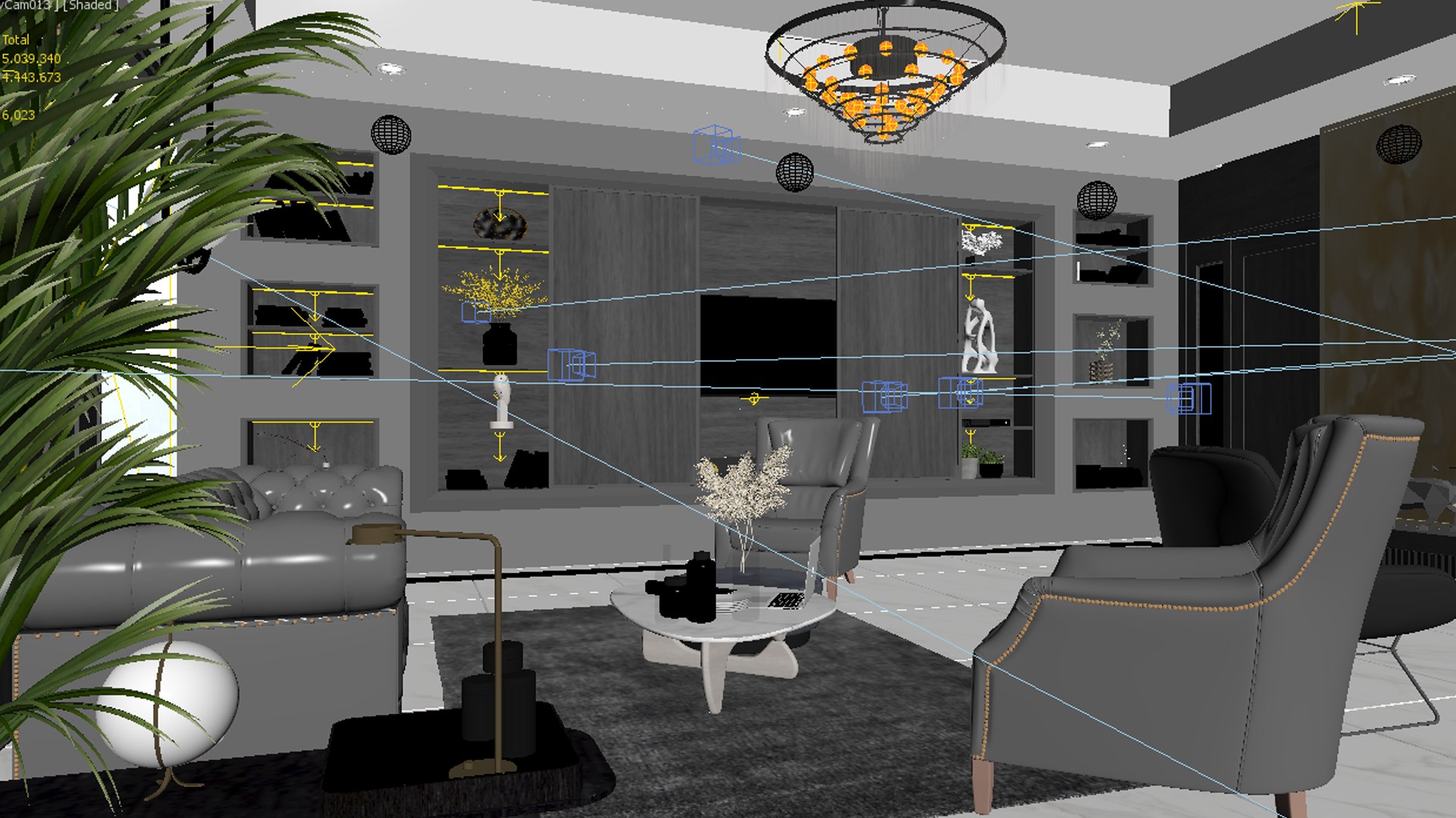 3D Luxury Boss Office Design 3D model - TurboSquid 1717789