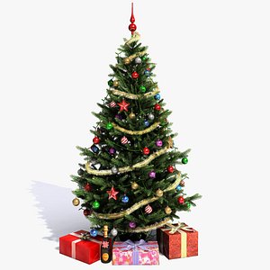 christmas tree obj