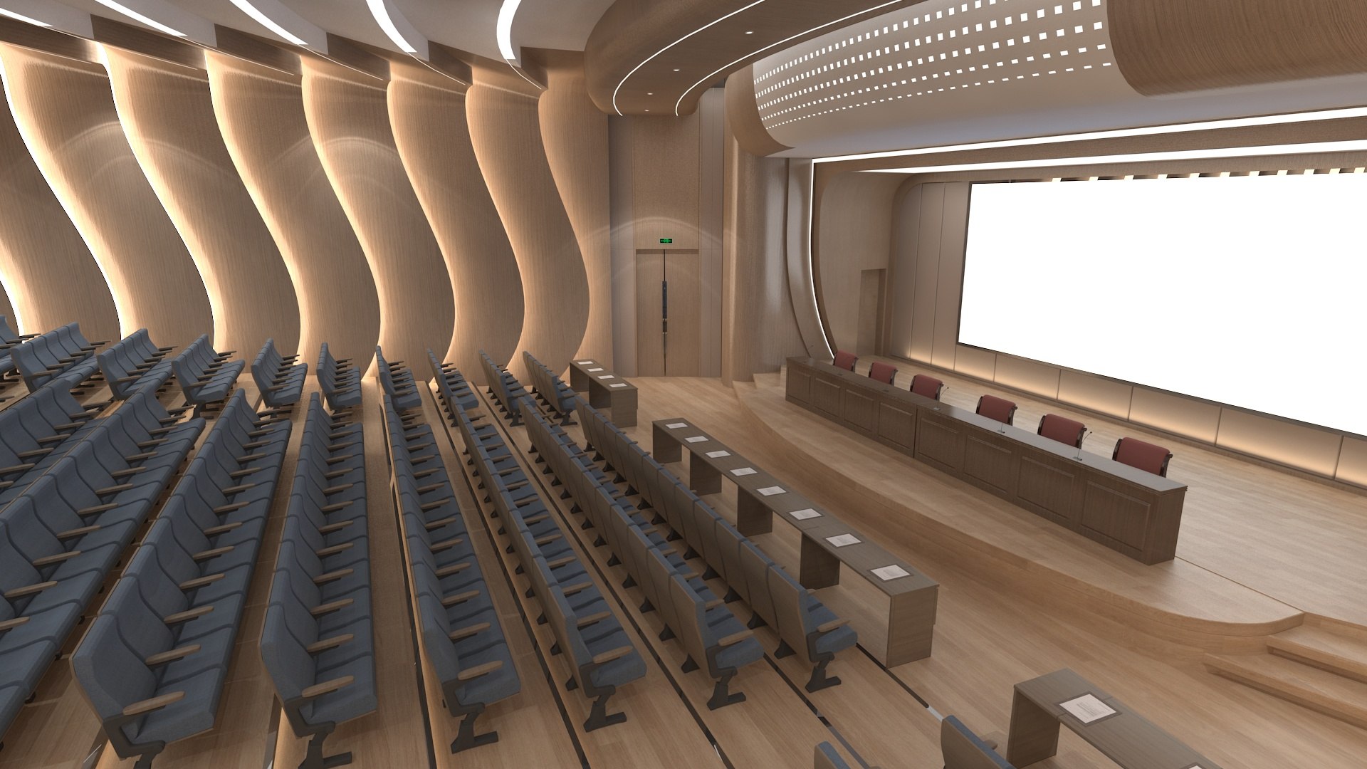 Conference Hall 2 3D - TurboSquid 2102508