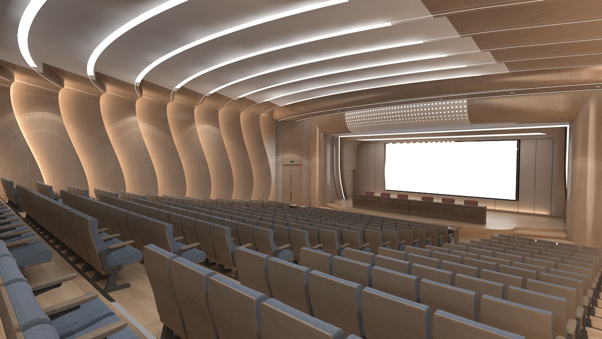 Conference Hall 2 3D TurboSquid 2102508