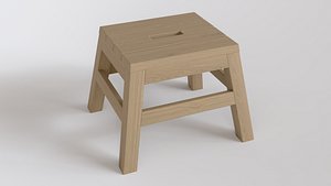Dania Stool by Fritz Hansen 3D model