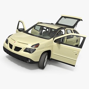 2004 Pontiac Aztek Urban SUV Beige Rigged