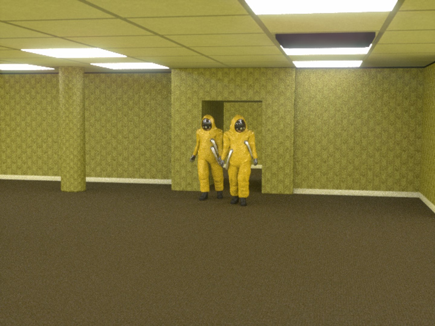 3D Backrooms Kit Builder Model - TurboSquid 1926720