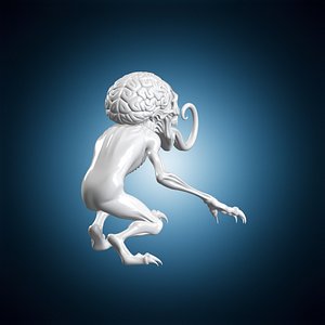 Licker Creature 3D Print Model Fan Art 3D model
