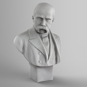 3D Sculpture of Taras Shevchenko
