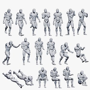 50 Male Animations