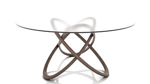 3D modern interlocking wooden hoops model