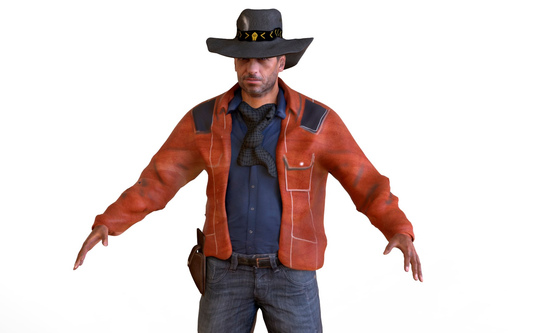 realistic cowboy model https://p.turbosquid.com/ts-thumb/en/mnjj0o/24zoBL1c/cowboy1/jpg/1541693610/1920x1080/fit_q87/d5c2c121e4e232d1697fbe792cfbaef15de6749f/cowboy1.jpg