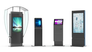 3D Electronic Kiosk Collection