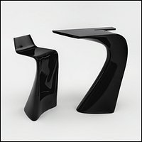 Wing Stool and Table Vondom