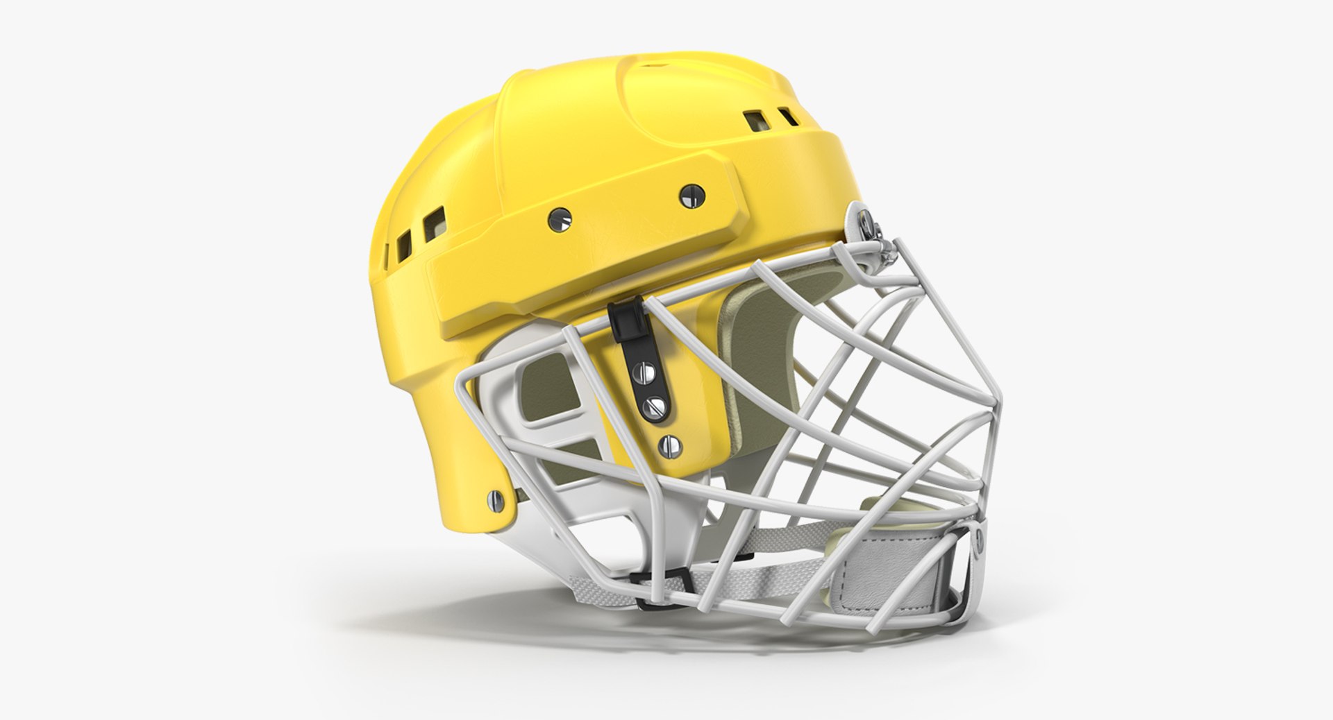 Ice Hockey Helmet Protective Mask 3D Model 3D model preview