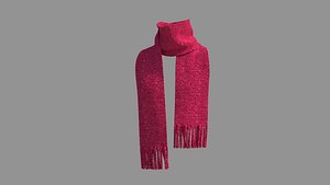 Scarf - High Neck Collar 3D
