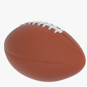3D american football ball model