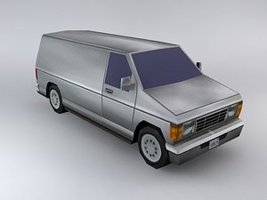 3d van car