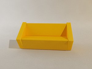 3d model modern sofa