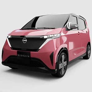 3D model Nissan Sakurav EV 2023