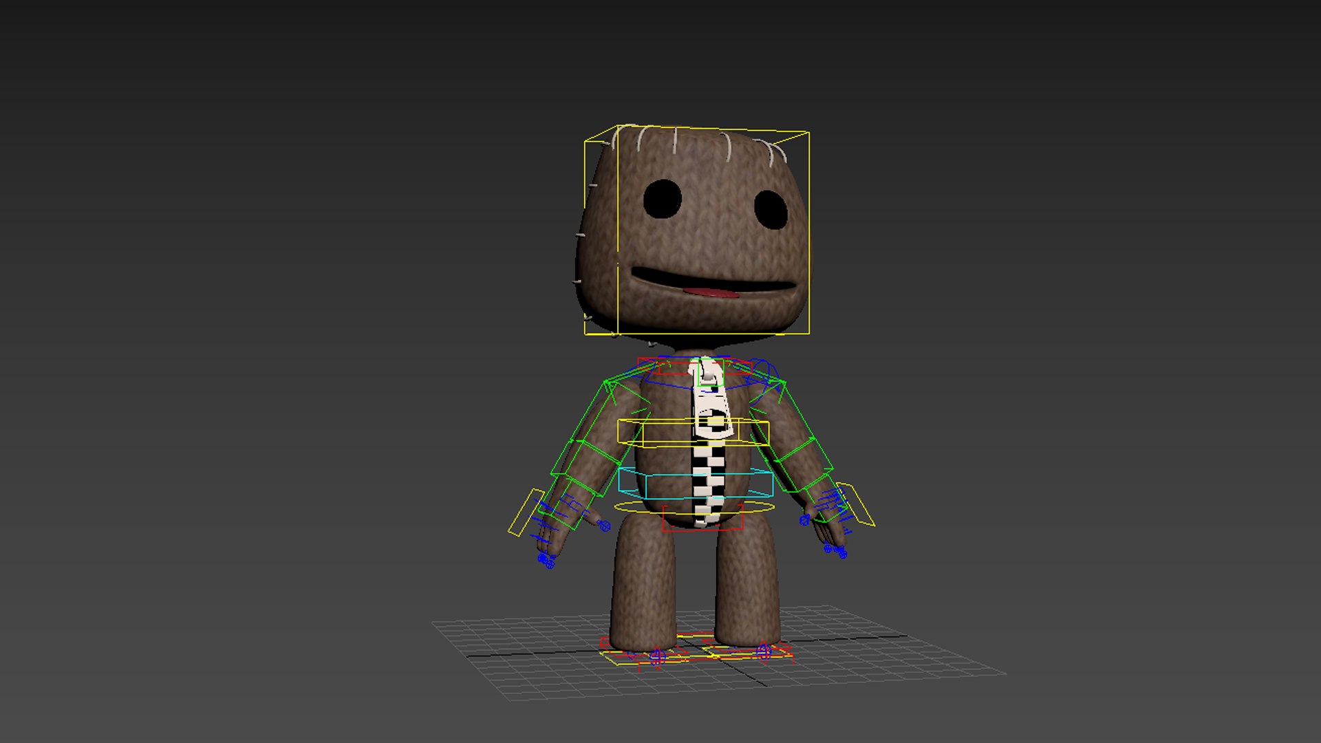 3D Sackboy Character Rig - TurboSquid 1458074