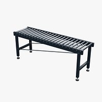 Straight Gravity Roller Conveyor 2300x540mm Configuration 09