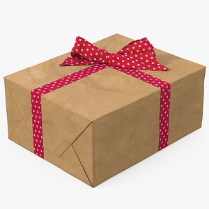 3D gift box paper 2 model
