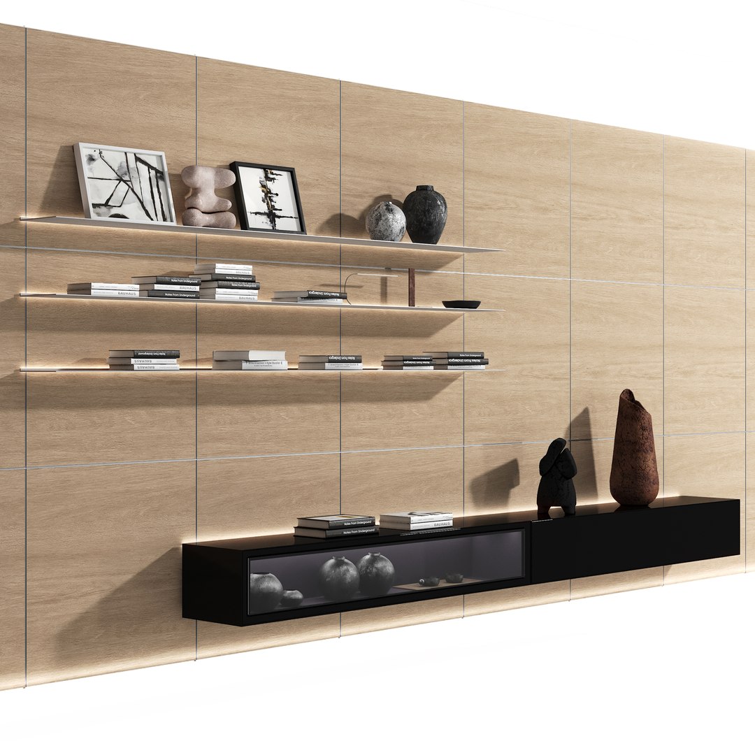 3D Model Rimadesio Wall Set Modulor Day - TurboSquid 2288622