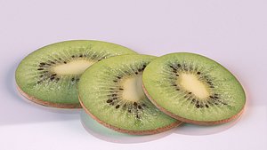 3D kiwi slice