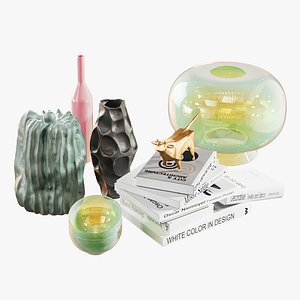 3D Coffee table decor model