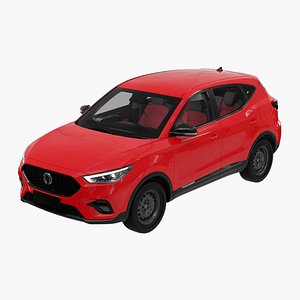 3D MG Red SUV