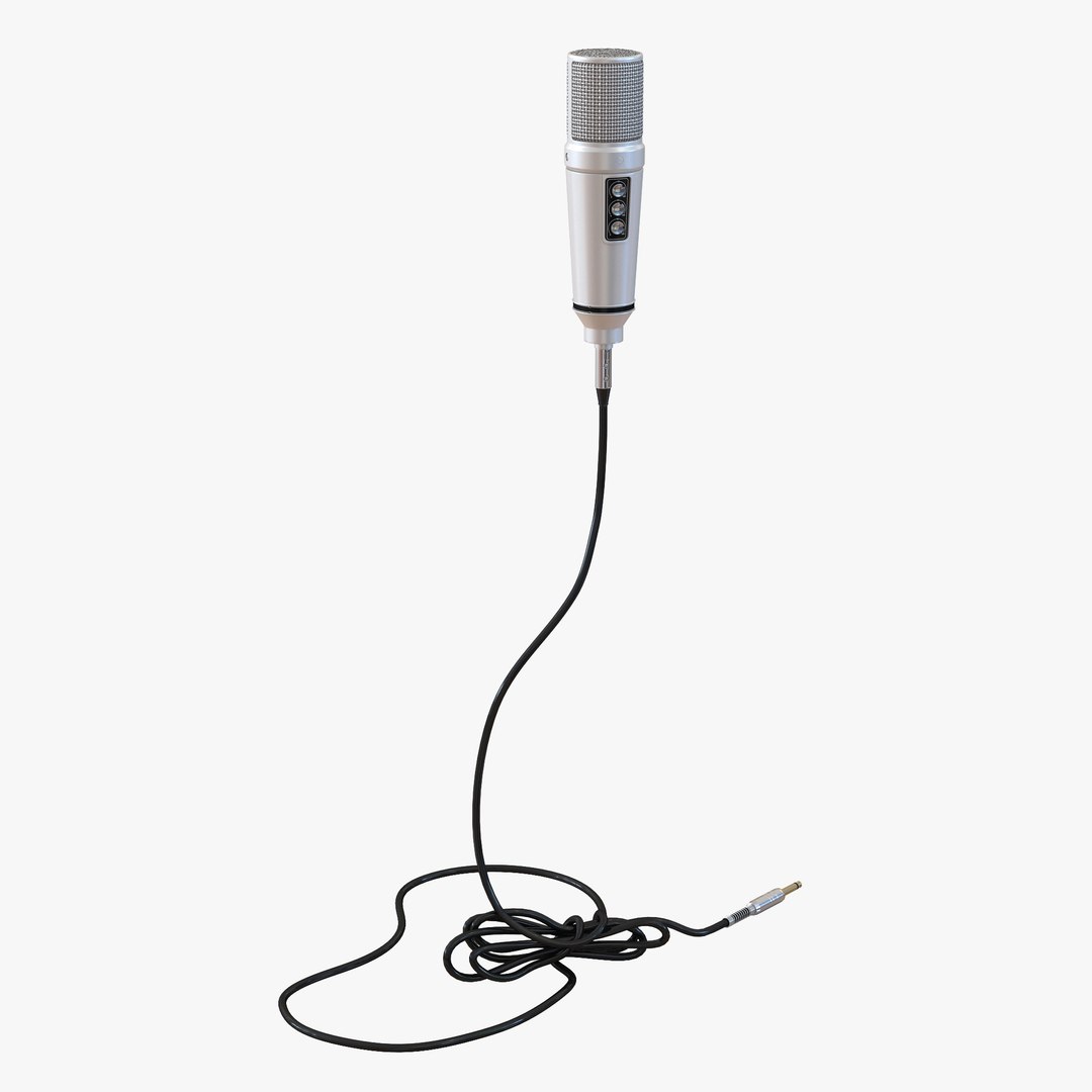 Studio Microphone 3 3D Model 3D model preview