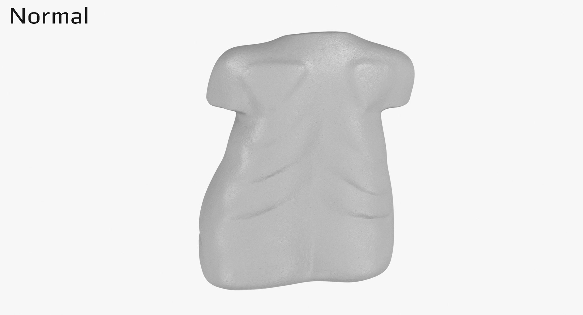 Male Torso Statue 3D model - TurboSquid 1972662