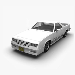 1983 ChevroletEl Camino SS 3D model