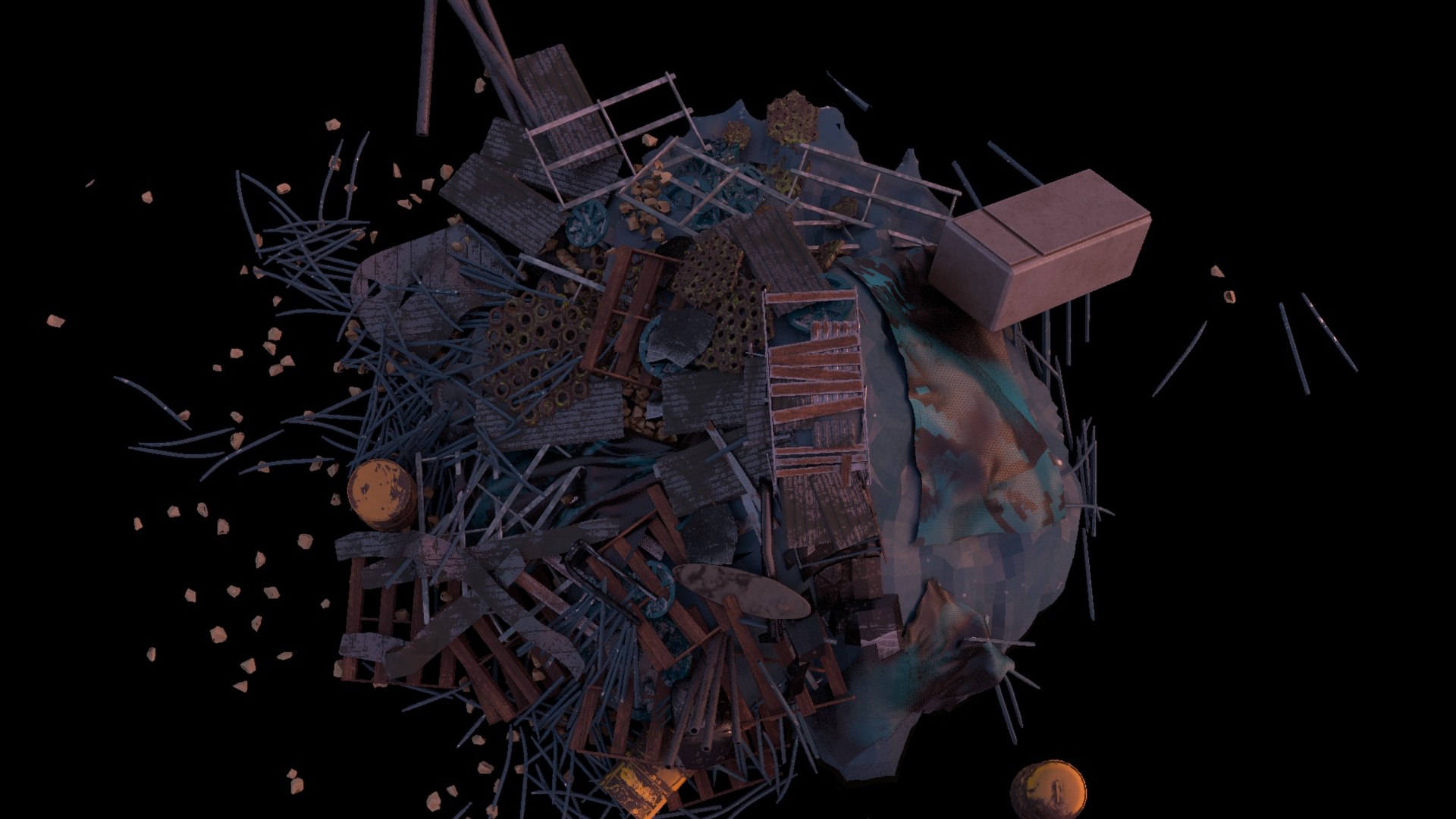 Trash garbage 3D model - TurboSquid 1252238