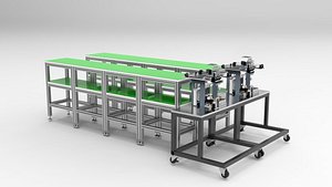 Multi-head dispensing machine 3D model