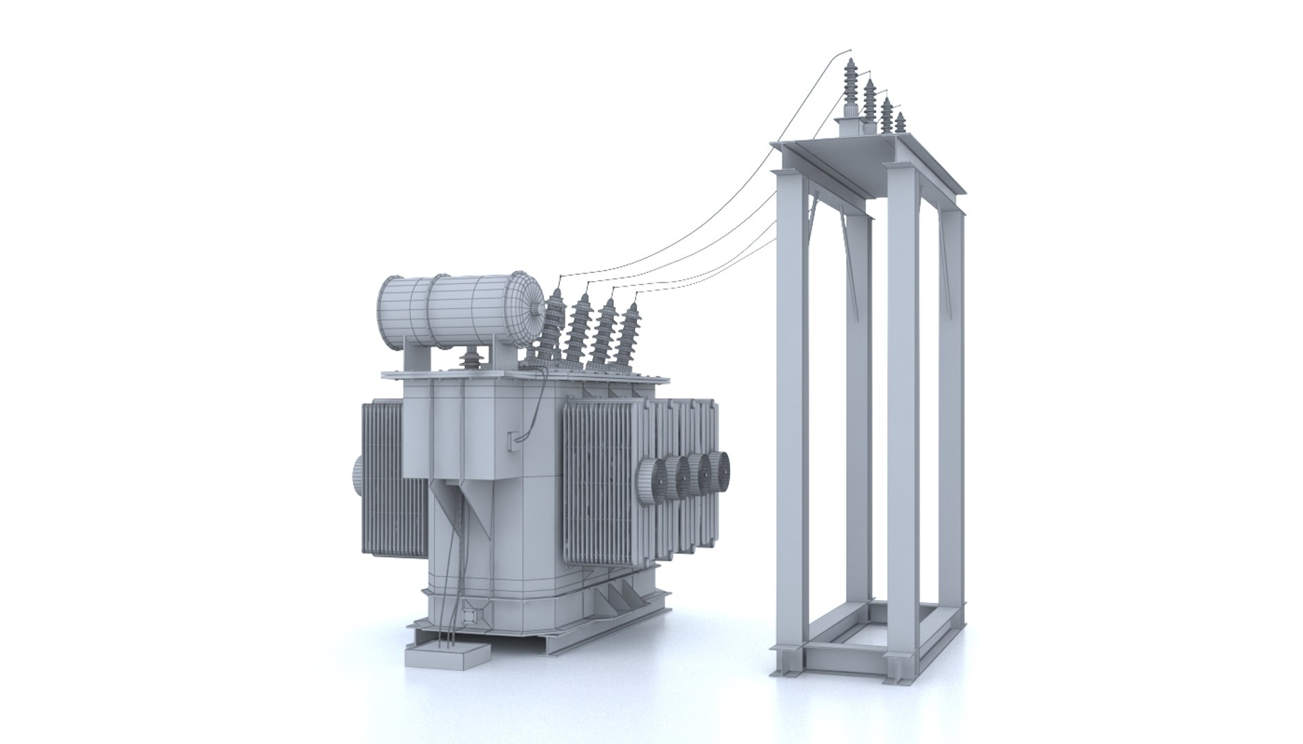 3D Model Power Transformer - TurboSquid 1418041