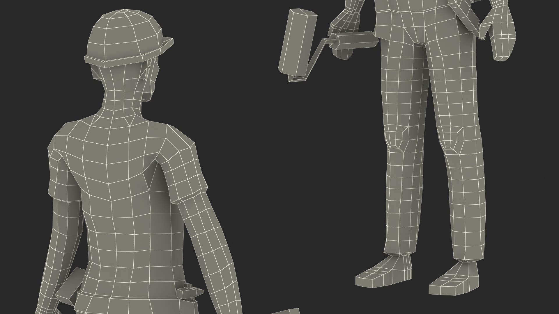 Low Poly Construction Worker 3D model https://p.turbosquid.com/ts-thumb/eo/mKnPrx/3e/lowpolyconstructionworkervray3dmodel022/jpg/1706582195/1920x1080/fit_q87/1f528f8e01554c3b94d6f7d1062dd4b69f54fb3b/lowpolyconstructionworkervray3dmodel022.jpg